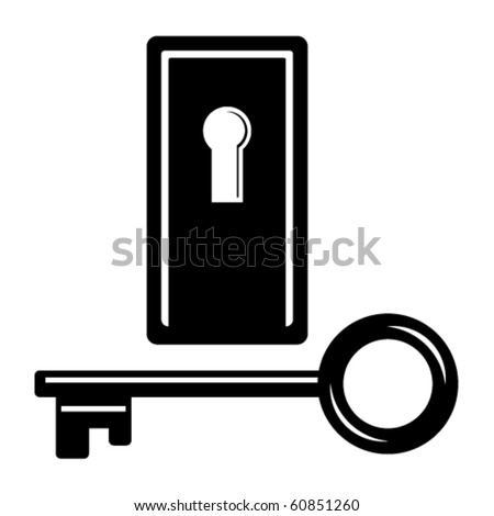 keyhole and key