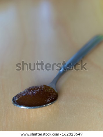 Fermented Cod Liver Oil Dose and Butter Oil mix in Spoon
