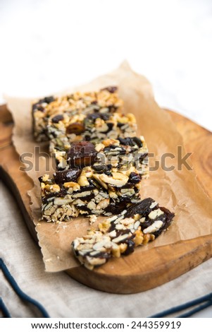 Mixed Nuts and Dried Fruit Bars
