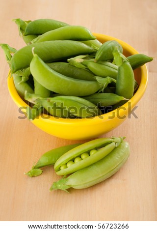 Freshly Picked Snow Peas