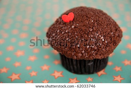 chocolate cupcakes clipart. Day Chocolate Cupcake with