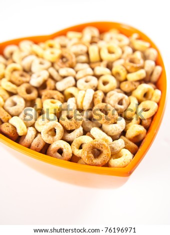 Small Bowl of Heart Healthy Whole Grain Cheerios Cereal