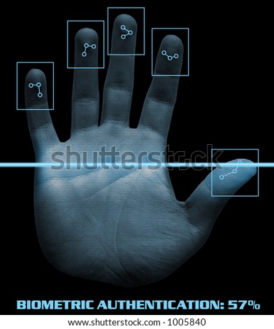 Biometric Security Hand Scanner