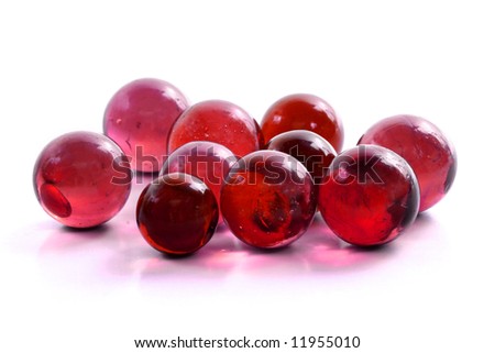 red marbles