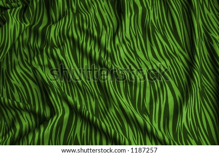 Animal print on fabric. Pattern like a zebra, green and black  Look at my gallery for more backgrounds and textures