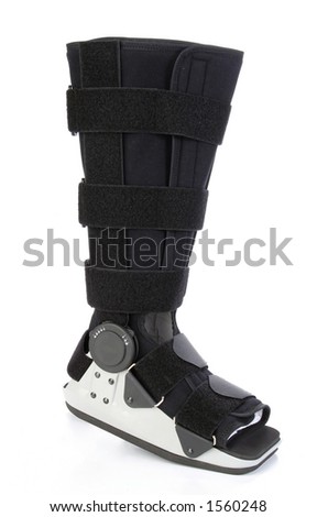 broken leg in cast. cast for a roken leg