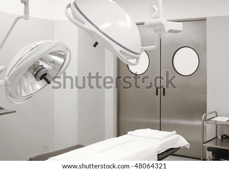 Modern surgery room at hospital
