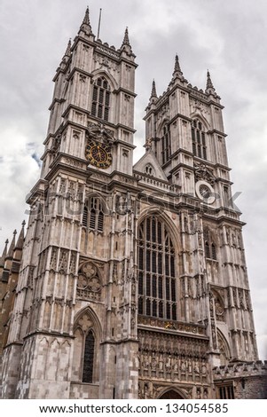 Westminster Abbey, London (place of the coronation of the kings and queens of England).