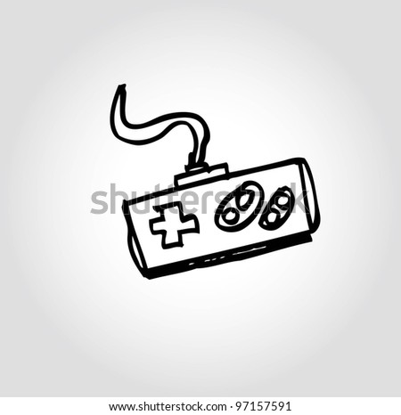 Game Console Vector