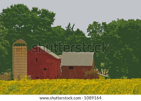 Silo Illustration