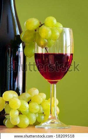 red wine glass. stock photo : Red wine glass