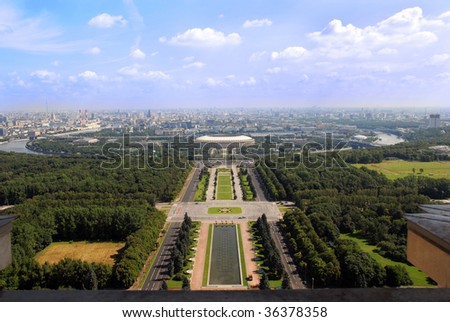 http://image.shutterstock.com/display_pic_with_logo/59368/59368,1251880185,4/stock-photo-cityscape-of-moscow-university-lomonosov-park-and-urban-landscape-36378358.jpg