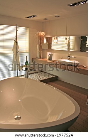 modern bath at home