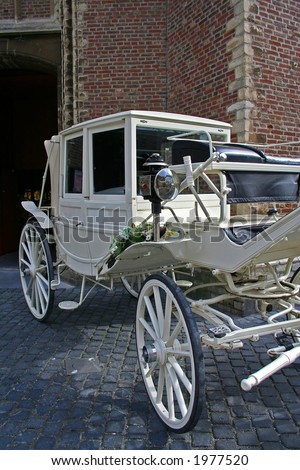 stock photo wedding carriage