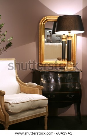 elegant living corner in classic style