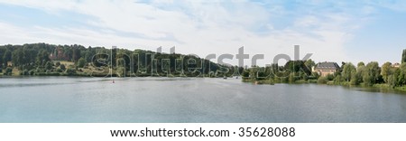 Germany river panoramic