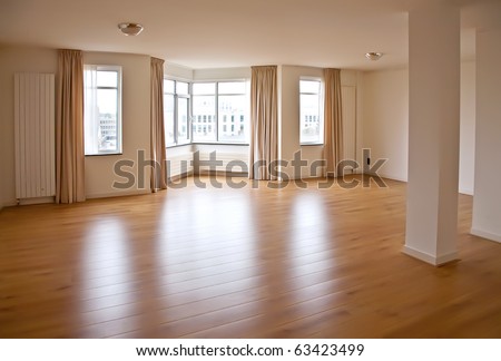 Interior of empty living space
