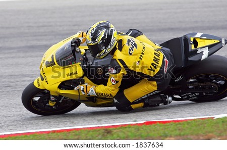Spain\'s MotoGP rider Carlos Checa - Tech 3 Yamaha team, 2006