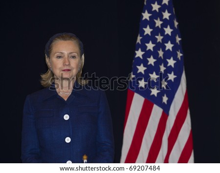 KUALA LUMPUR - NOV. 11 : U.S. Secretary of State Hillary Clinton visits Kuala Lumpur, Malaysia on November 11, 2010.