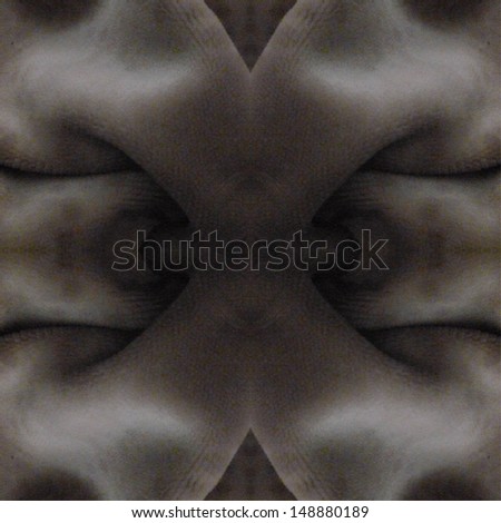 Photographic image of a textured fabric formed into a seamless pattern