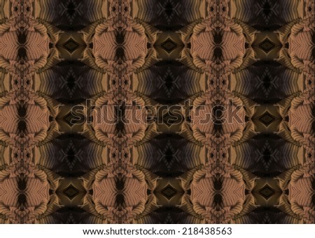 Textile pattern subdued with blur effects and gradient tones plus color usage
