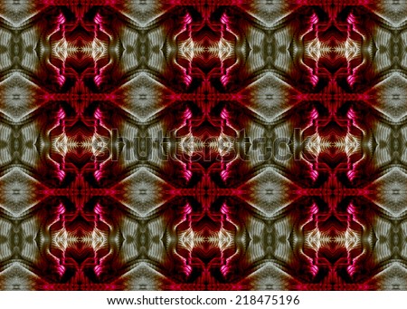 Beautiful textile pattern composition with great feel