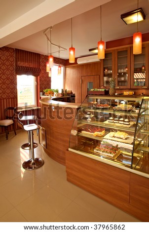 Coffee bar interior