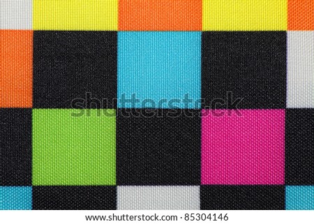 Colorful Square Design Fabric