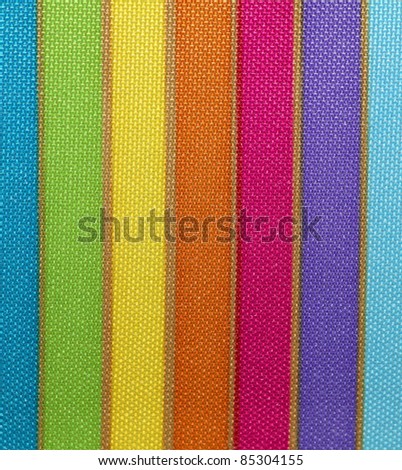 Bright Rainbow Design Fabric