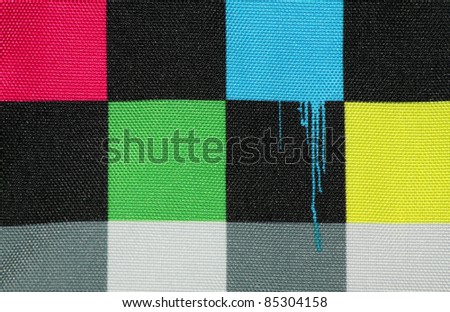 Colorful Square Design Fabric