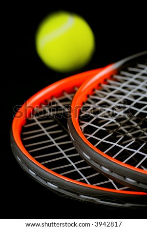 Tennis Black Background