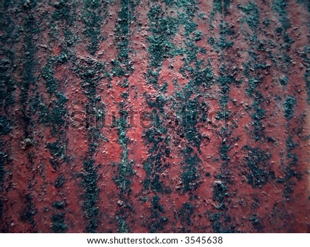 rusty and fungus covered sheet metal. great grunge styled background image