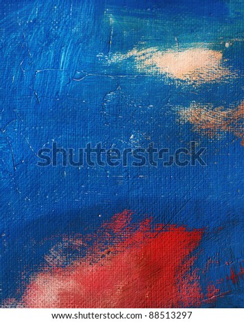 Abstract Art Background - Canvas Painting