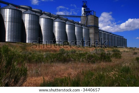 Grain storage and process facility in Osgood Idaho