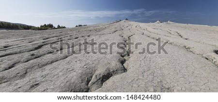 Arid landscape and drought