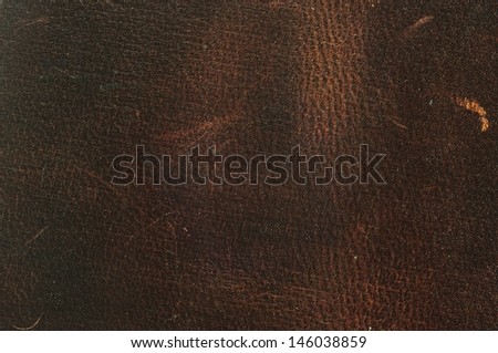 Close up texture of two-tone cow leather