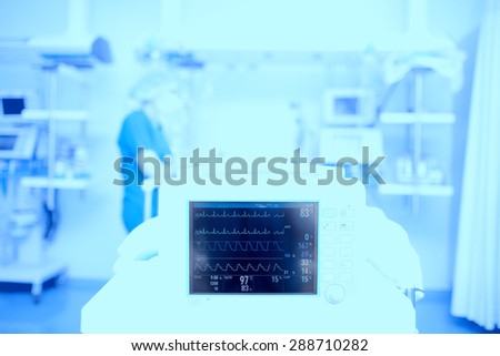 Monitoring patient in the hospital around the clock