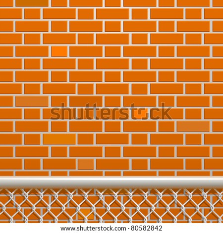 Brick Front Fence