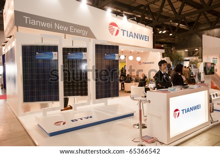 MILAN -  NOV 17-19: Tianwei stand at ENERSOLAR+, 2010 International fair on solar energy, in Milan Fair, Nov 17-19, 2010.