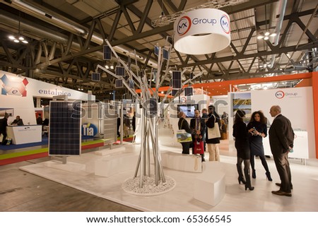 MILAN -  NOV 17-19: MX Group stand at ENERSOLAR+ 2010, International fair on solar energy, in Milan Fair, Nov 17-19, 2010.