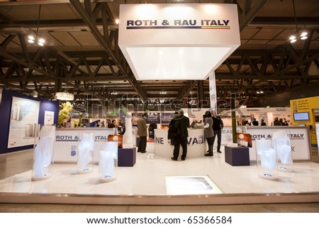 MILAN -  NOV 17-19: Roth & Rau Italy stand at INVEX / ENERSOLAR+, International fair on solar energy, in Milan Fair, Nov 17-19, 2010.
