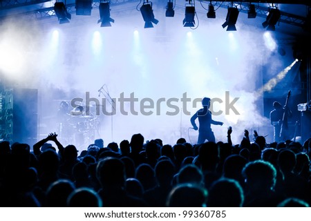 MILAN, ITALY - JUNE 11: LNRipley  performs live in front of the audience at Mi Ami music festival in Milan on June 11, 2011.