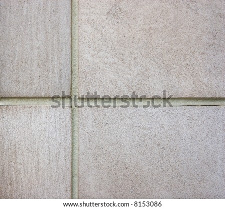 Color DSLR picture of light grey brick wall. Good for abstract. Horizontal with copy space for text