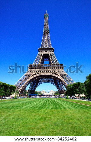 Findpicture  Eiffel Tower on Sunset The Eiffel Tower In Paris Shot Find Similar Images