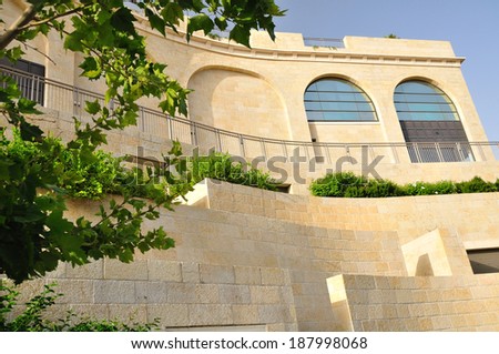New oriental styled building in Jerusalem .