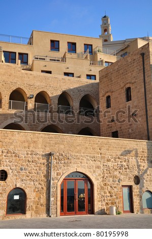 Residential quarter in old Jaffa. Israel.