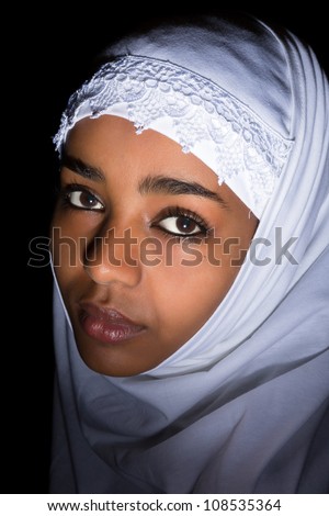 Girls Wearing Veils