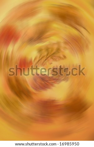 Swirling leaves in all autumn colors and sizes
