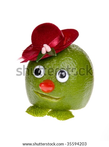 funny fruit. stock photo : Funny fruit with