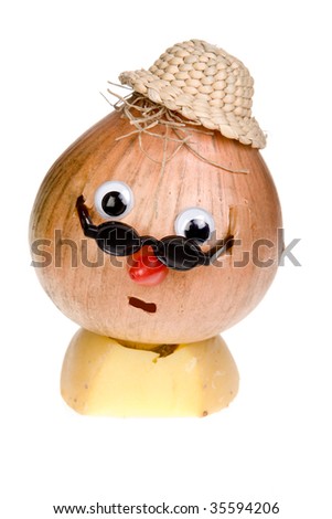 பார்க்க ரசிக்க  - (வெங்காயம் ஸ்பெஷல்)  - Page 2 Stock-photo-funny-onion-with-face-hat-and-googly-eyes-35594206